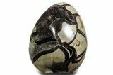 Polished Dragon Egg Septarian Geode - Free-Standing #356158-2